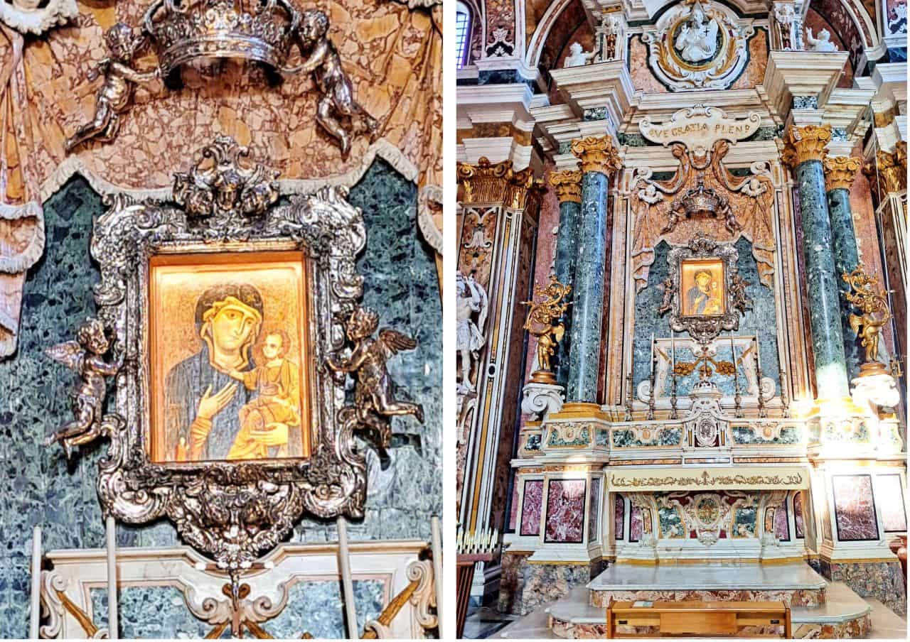 Monopoli Cattedrale, the icon of Maria Santissima della Madia