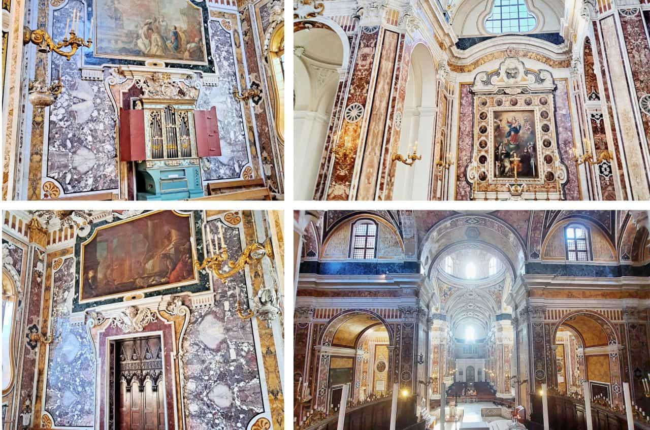 Richly decorated Interior of the Monopoli Cattedrale