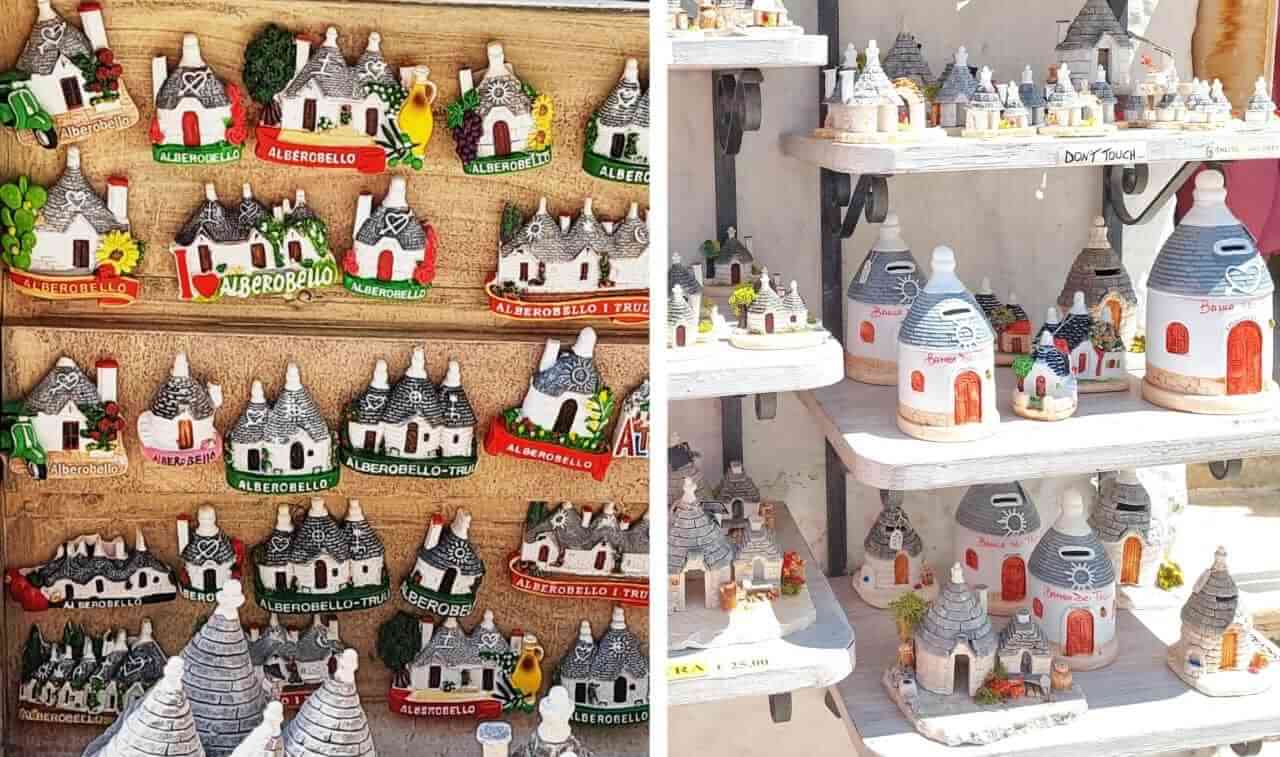Souvenirs of Alberobello Trulli