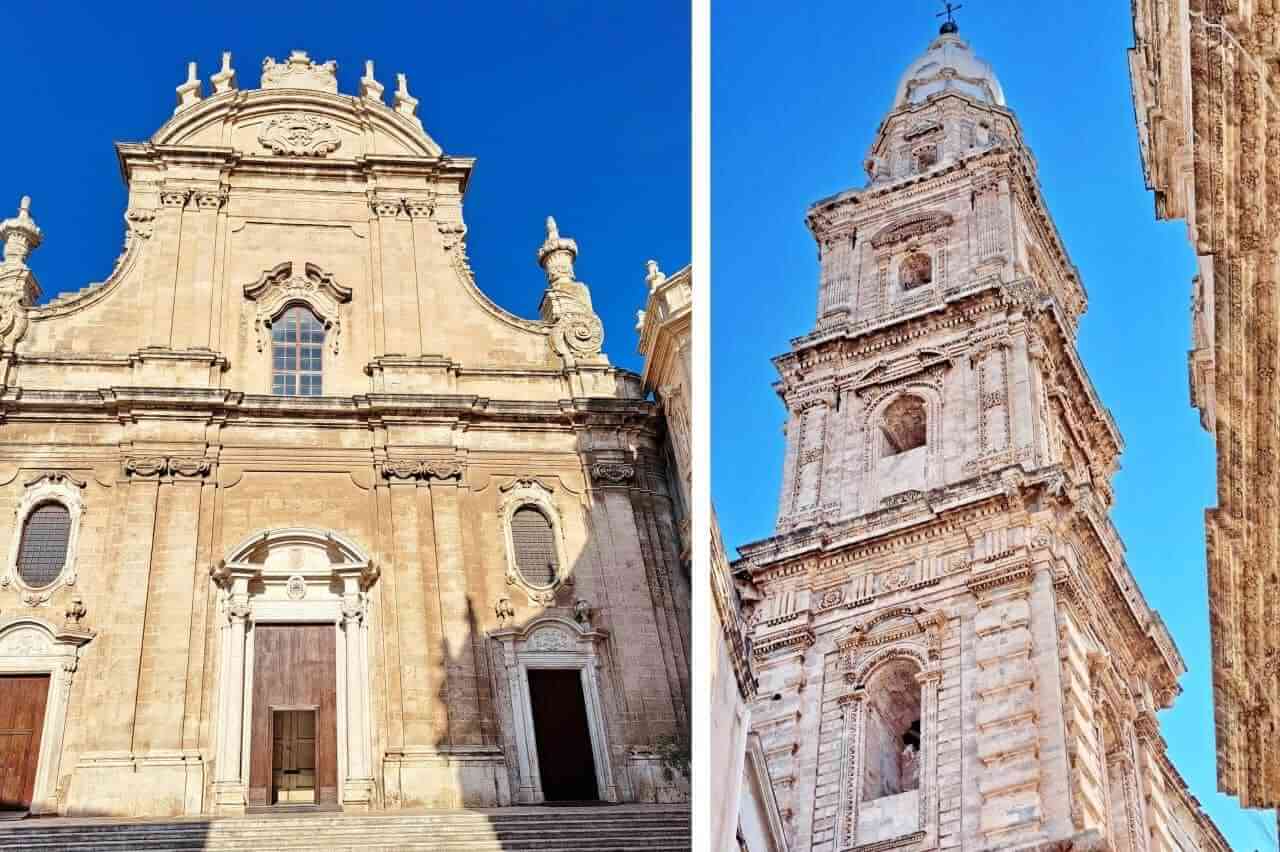 The Monopoli Cattedrale with Bell tower