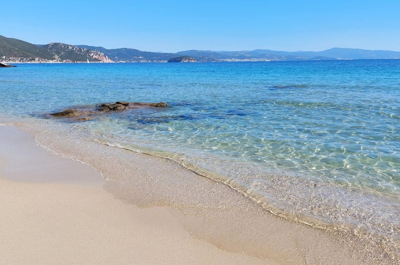 Vrasidas Beach, close to Nea Peramos, Greece