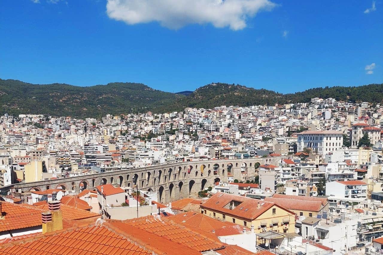 Kavala Aqueduct Kamares, Greece
