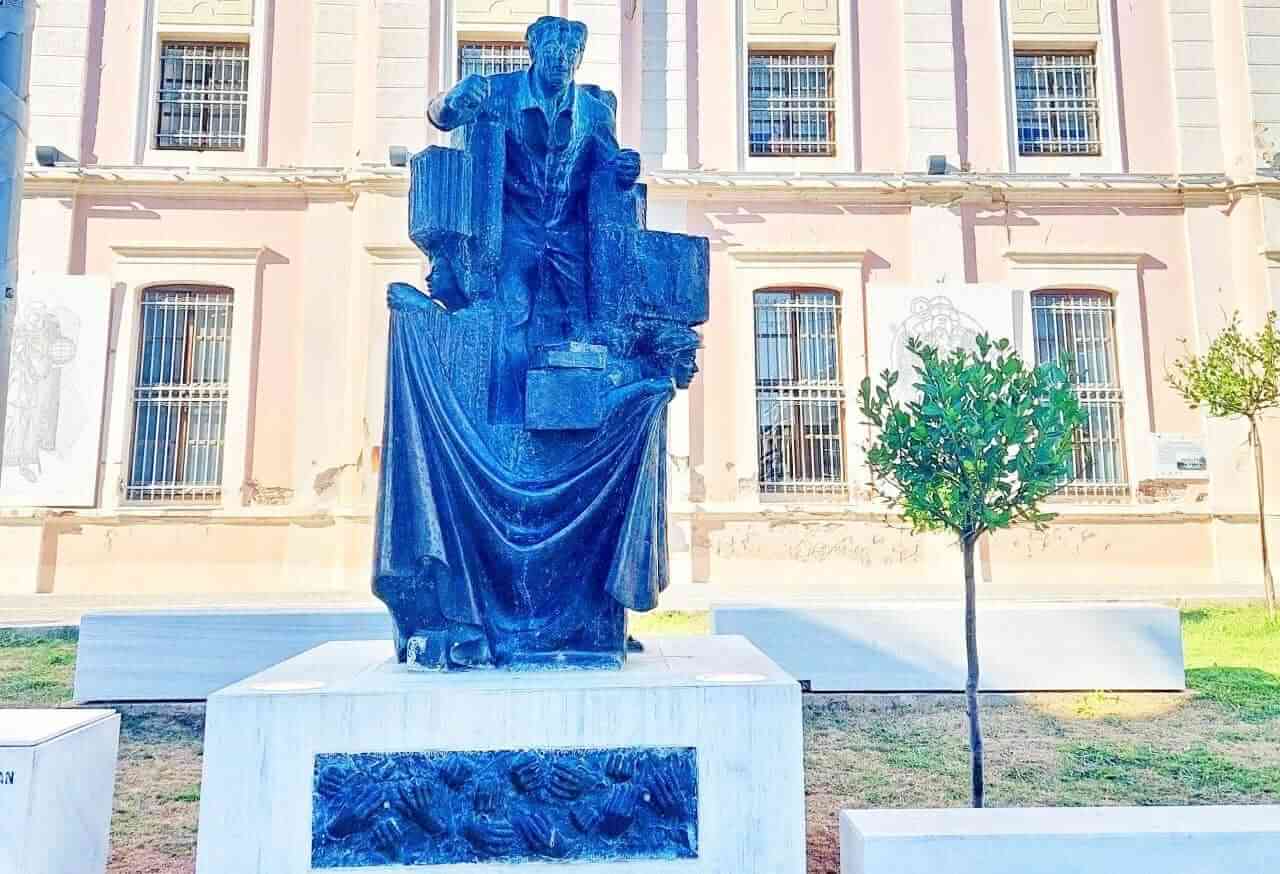 Kavala, the Monument to the Tobacco Worker,Tobacco Workers Square
