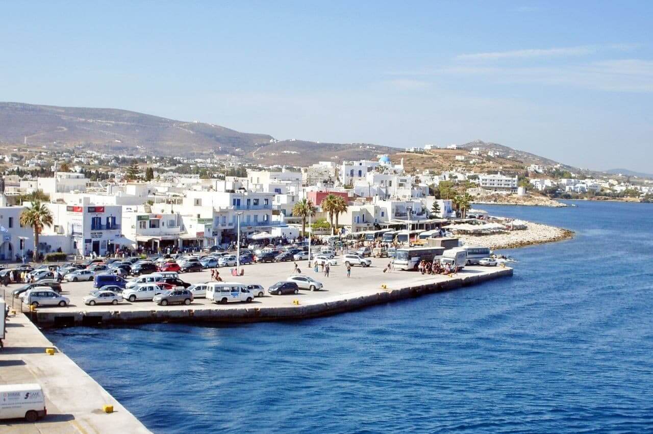 Parikia port, Paros, Greece