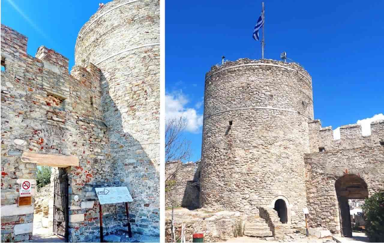 Kavala, inner gate of fortress and the tower