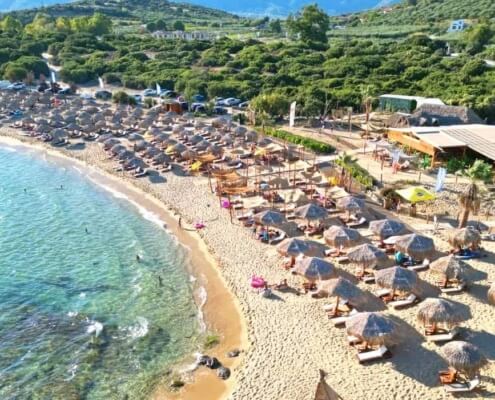 La Roca Beach Bar, Ammolofi Beach,