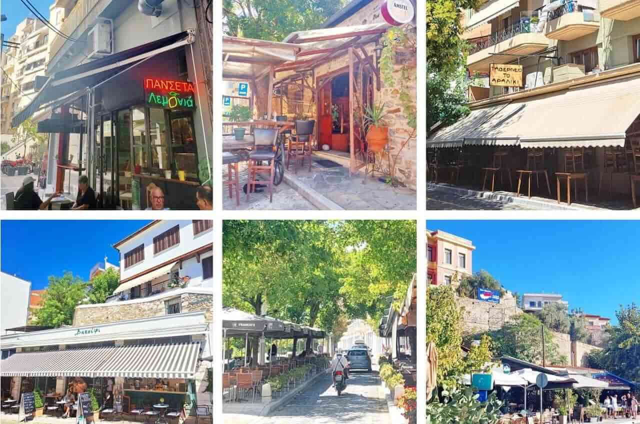 Kavala, cafes and restaurants