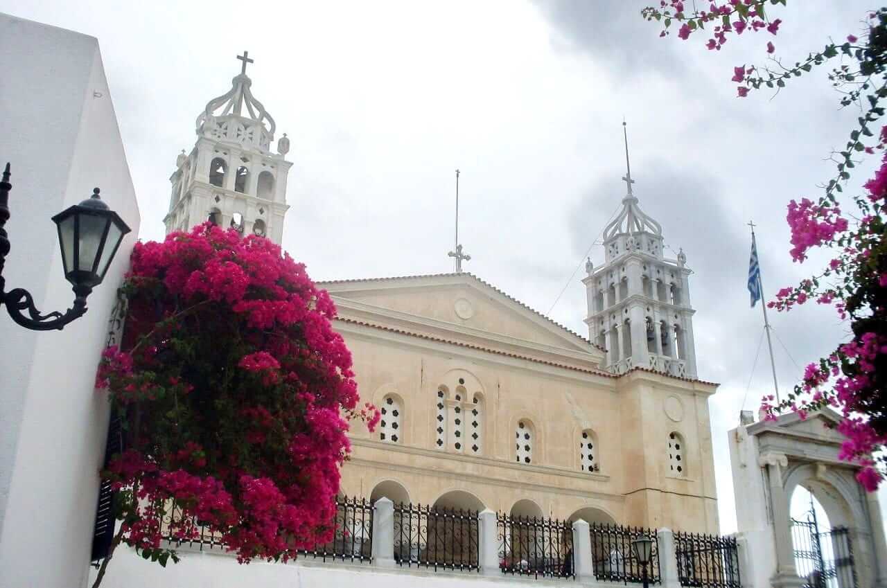 Paros, the Church of Agia Triada, Lefkes village