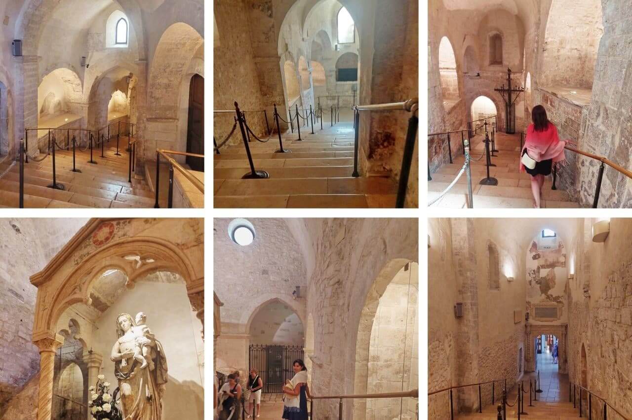 Monte Sant Angelo, Stairs in the Sanctuary of San Michele