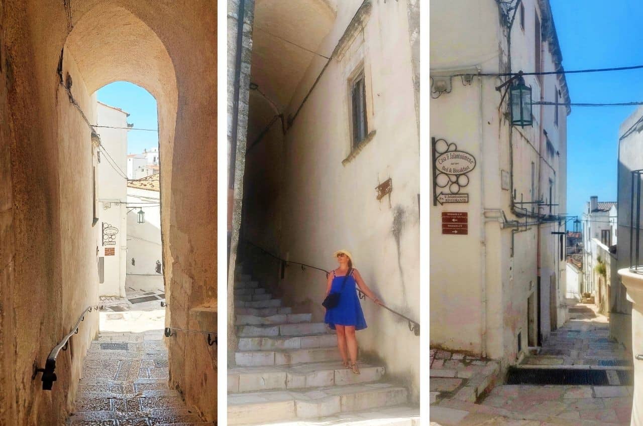 Monte Sant Angelo, a passage in Rione Junno