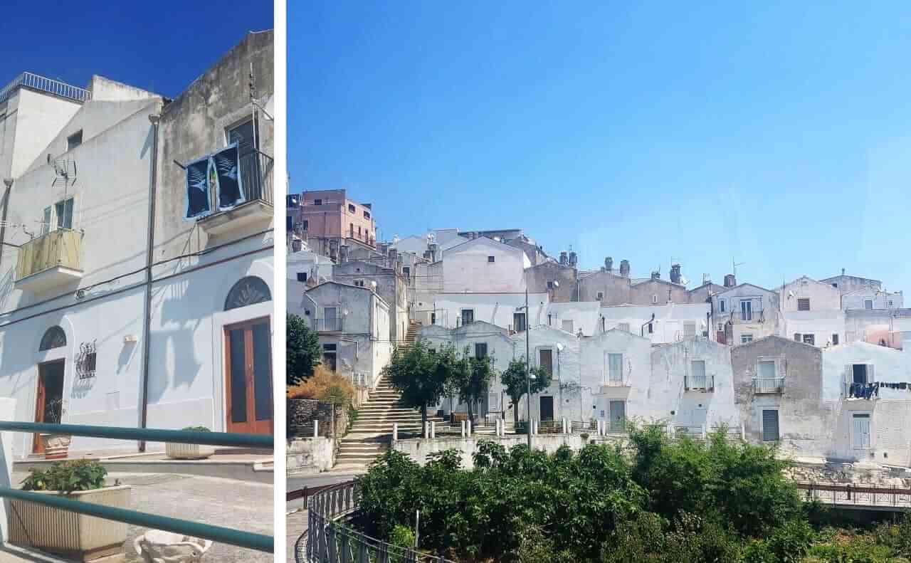 White houses of Monte Sant Angelo