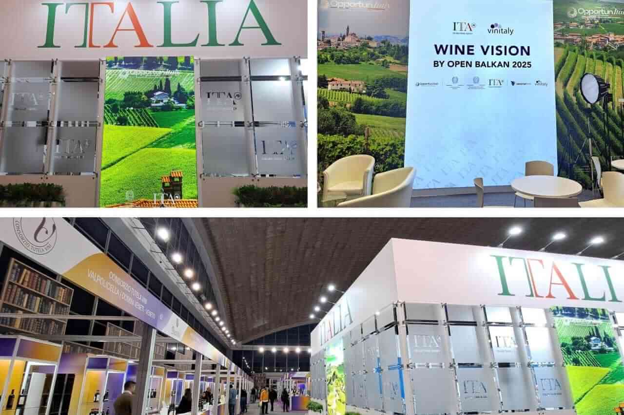 Wine Vision by Open Balkan 2025, Italian pavilion