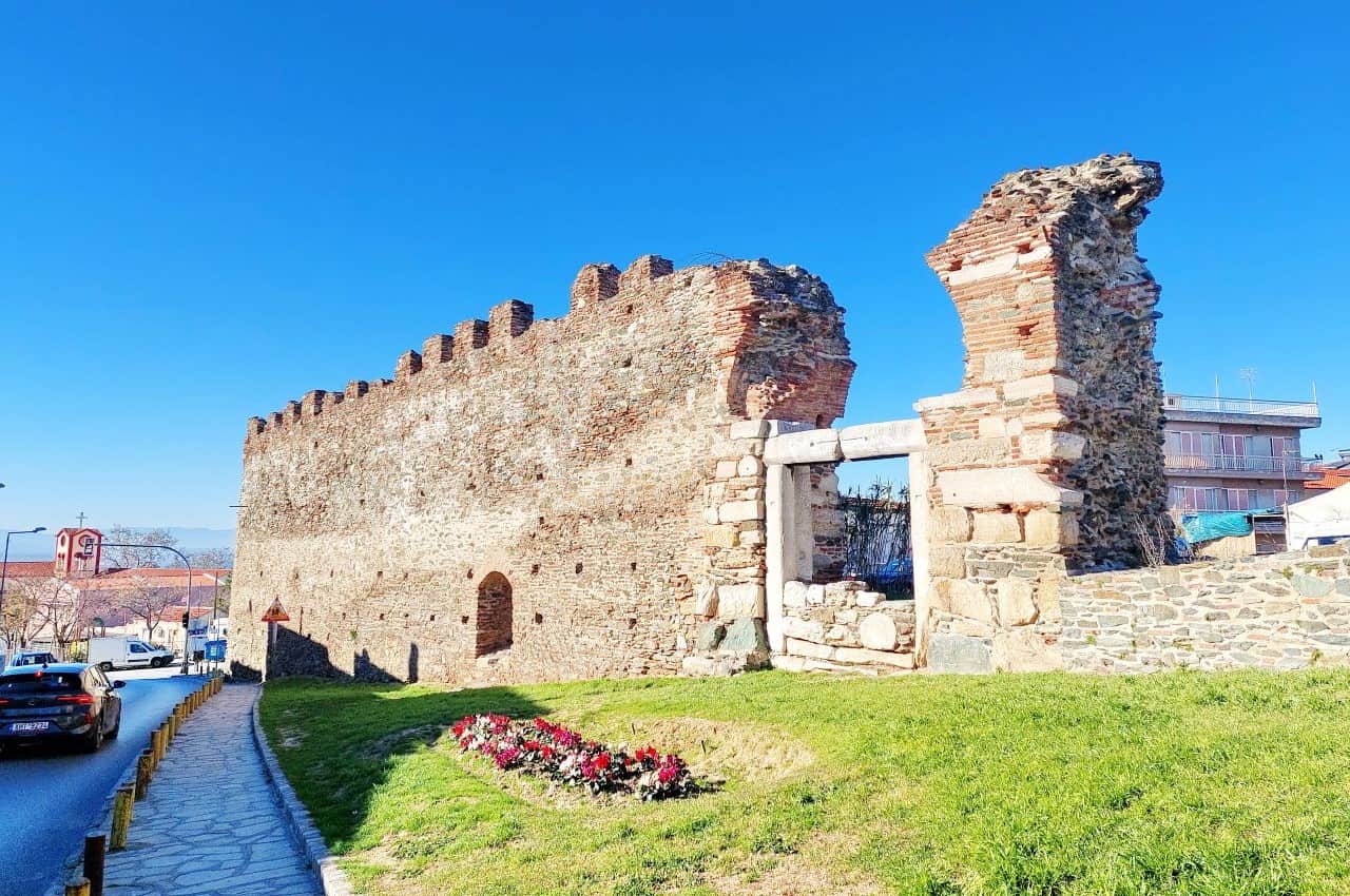 Thessaloniki East Wall of Acropolis