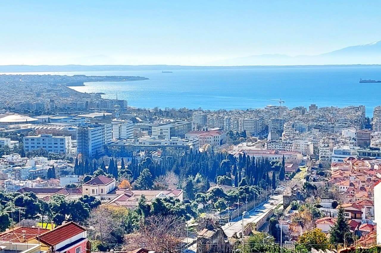 A view of Thessaloniki from Ano Poli