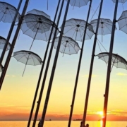 20260102_165917 Thessaloniki Umbrellas on sunset ft Thessaloniki Umbrellas on sunset