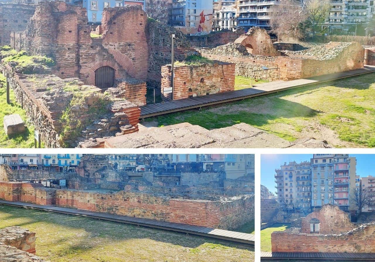 Thessaloniki, ruins of the Royal Palace of Galerius