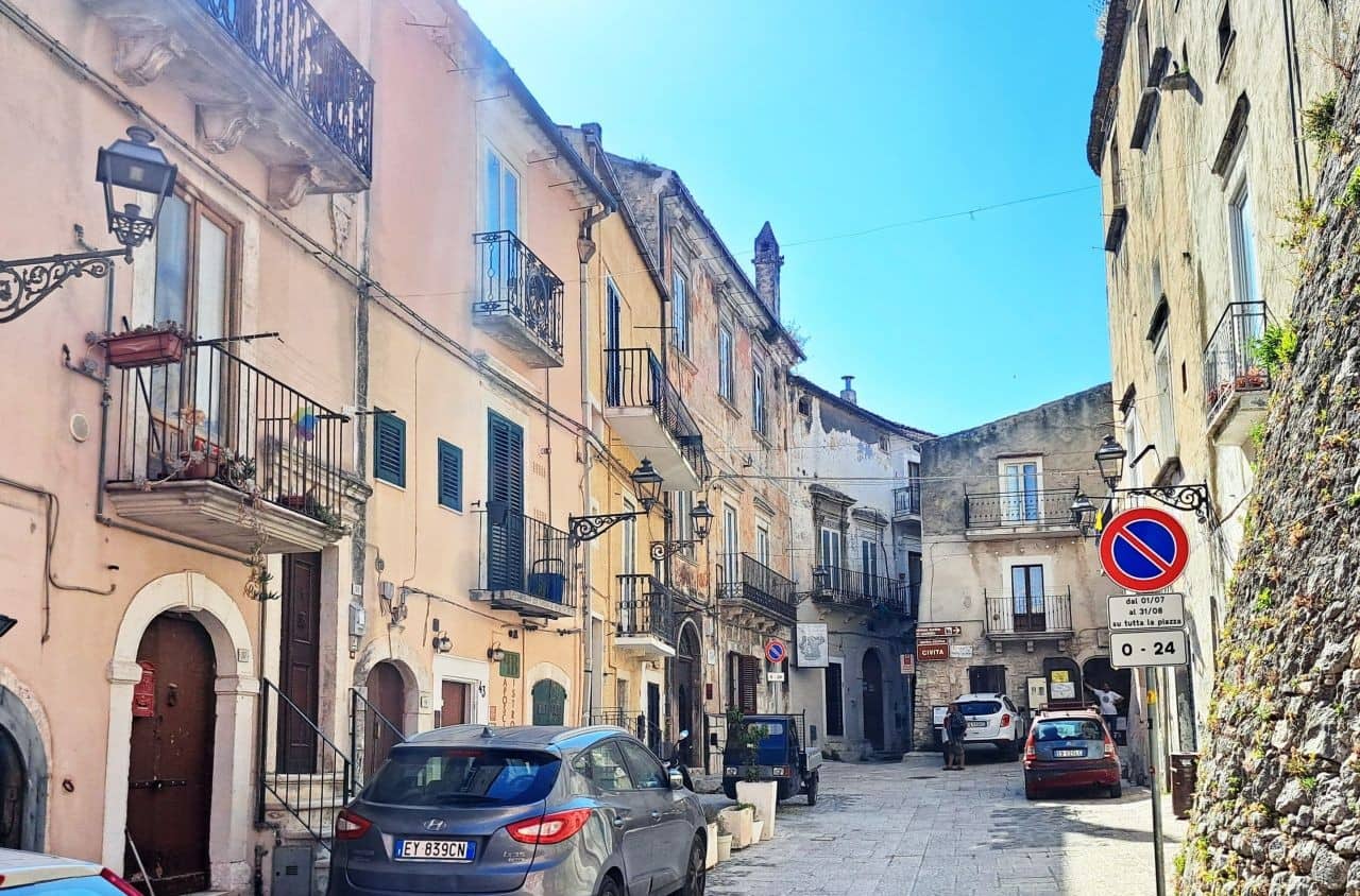 Puglia, Vico del Gargano, Houses in the Cività neighbourhood