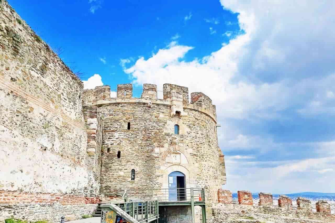 Thessaloniki, Trigonio tower of Byzantine walls