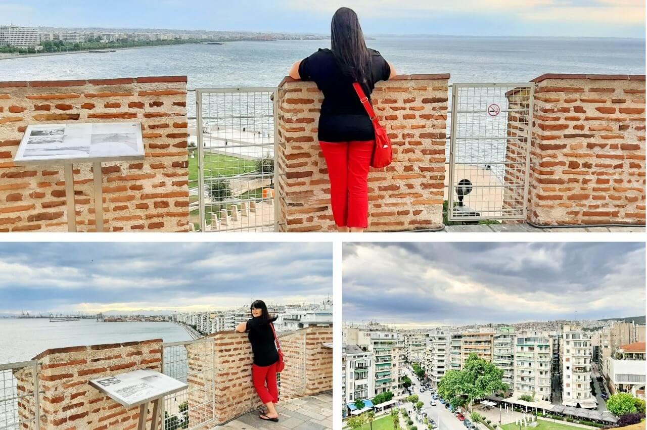 Thessaloniki, a view from the top of White Tower