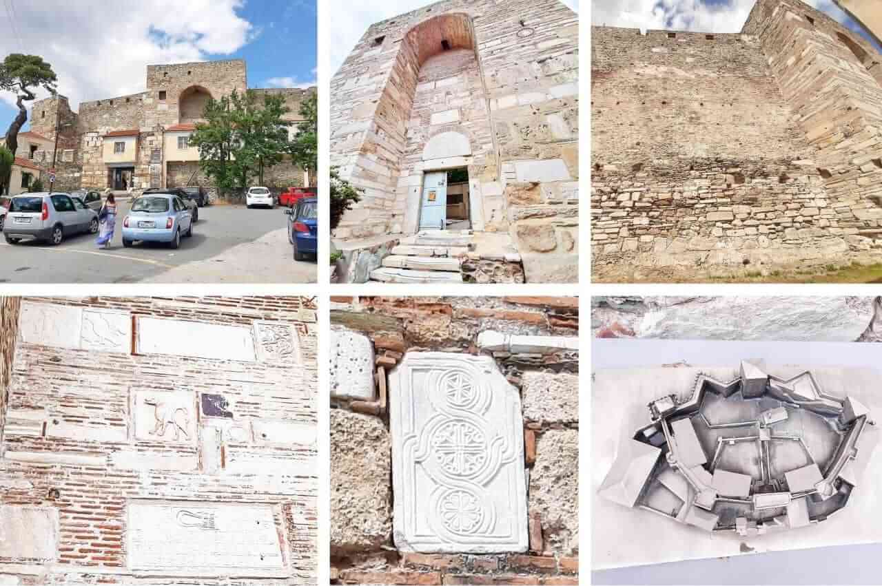 Thessaloniki, entrance to the Heptapyrgion