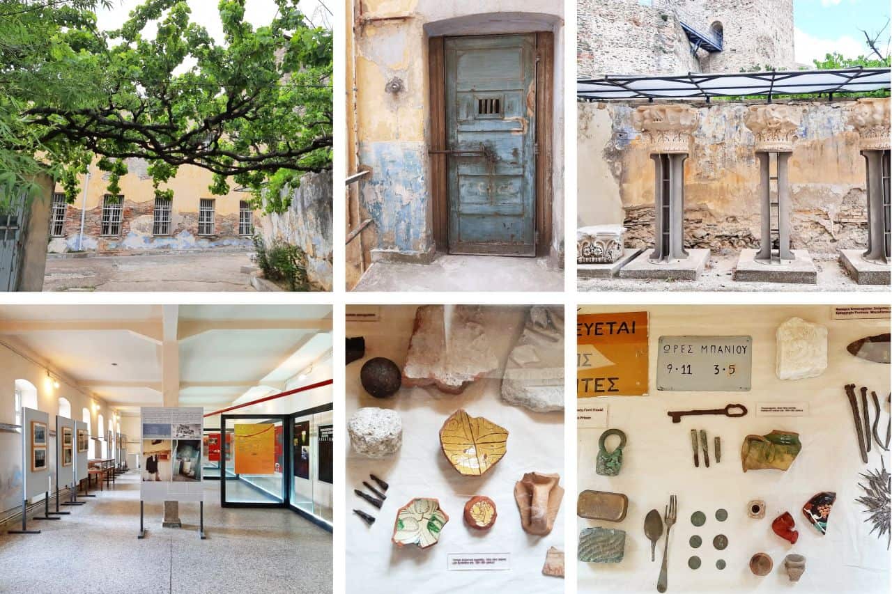 Thessaloniki, the Heptapyrgion prison and exhibition items