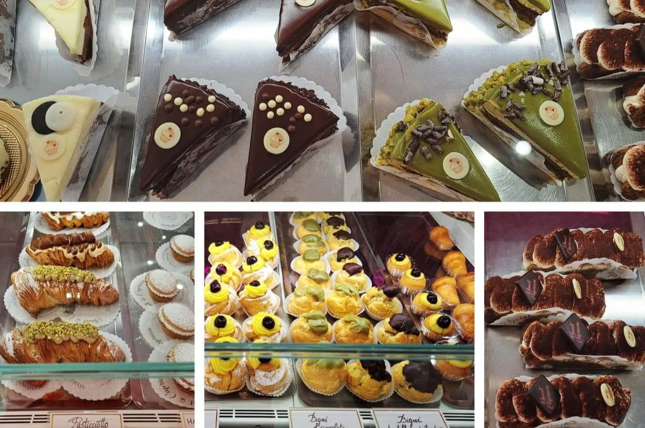 Cakes in the Gelateria Pasticceria Capriccio , Vico del Gargano