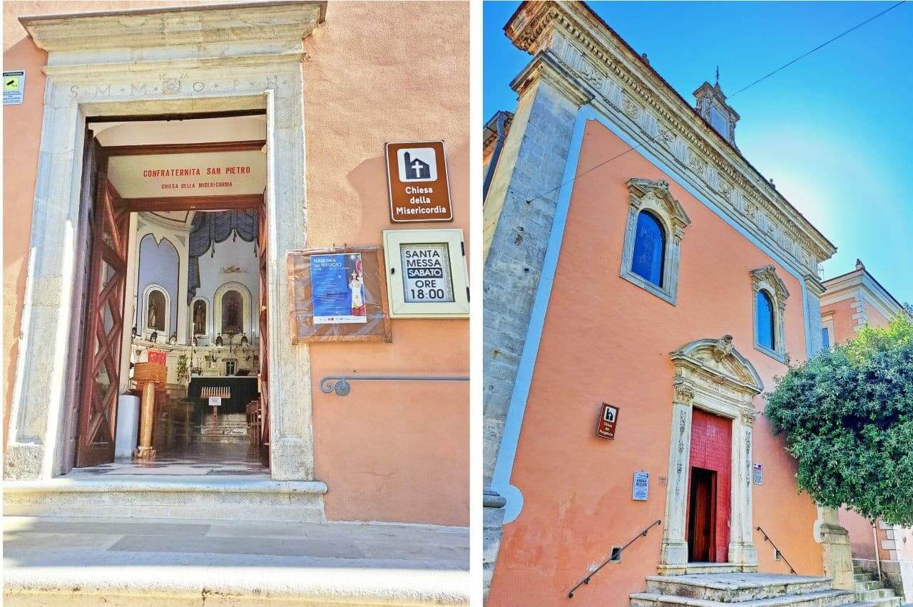 Vico del Gargano, the Chiesa della Misericordia and Chiesa del Purgatorio