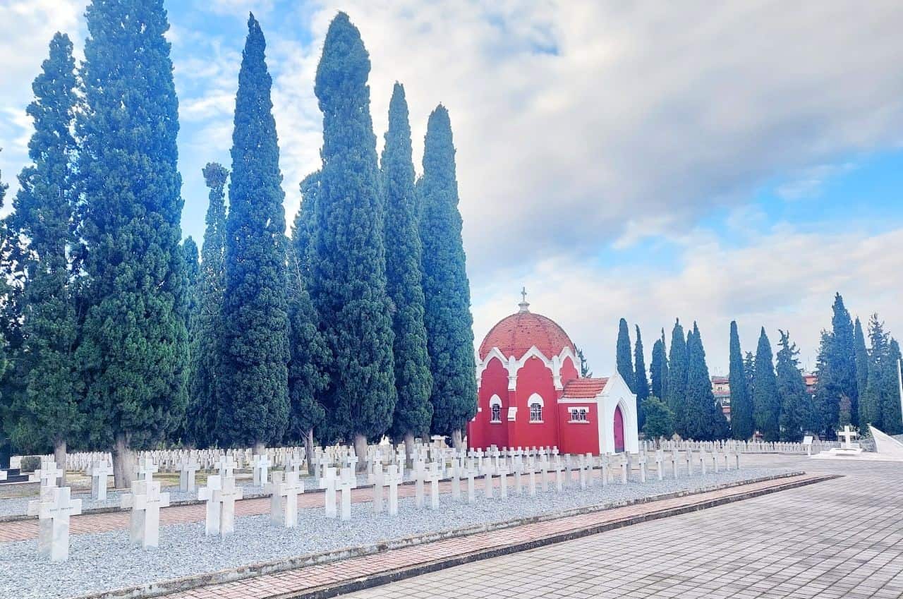Thessaloniki Zeitenlik, the Serbian Military cemetery, French soldiers