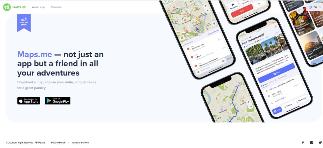 MAPS.ME Travel apps