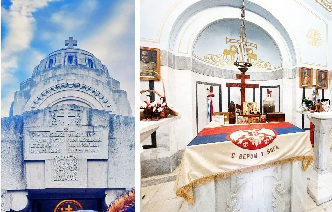 Thessaloniki, Zeitenlik, inside the Serbian ossuary 