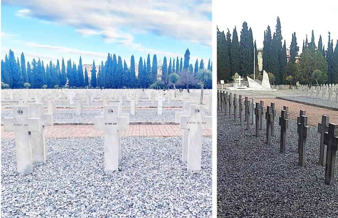 Thessaloniki, Zeitenlik, the sector with French graves