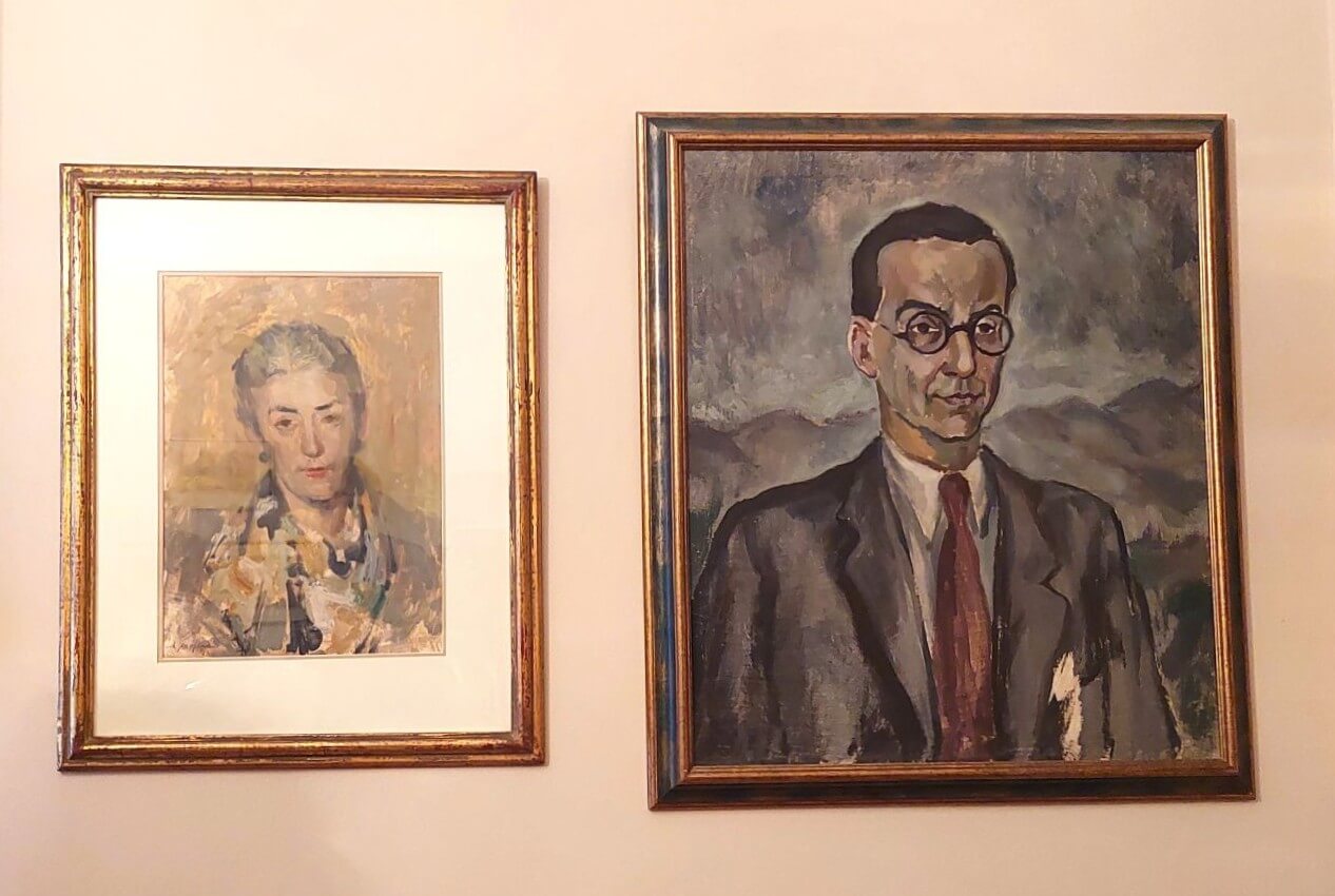 Beograd, Muzej Ive Andrića, portreti Milica Babić i Ivo Andrić