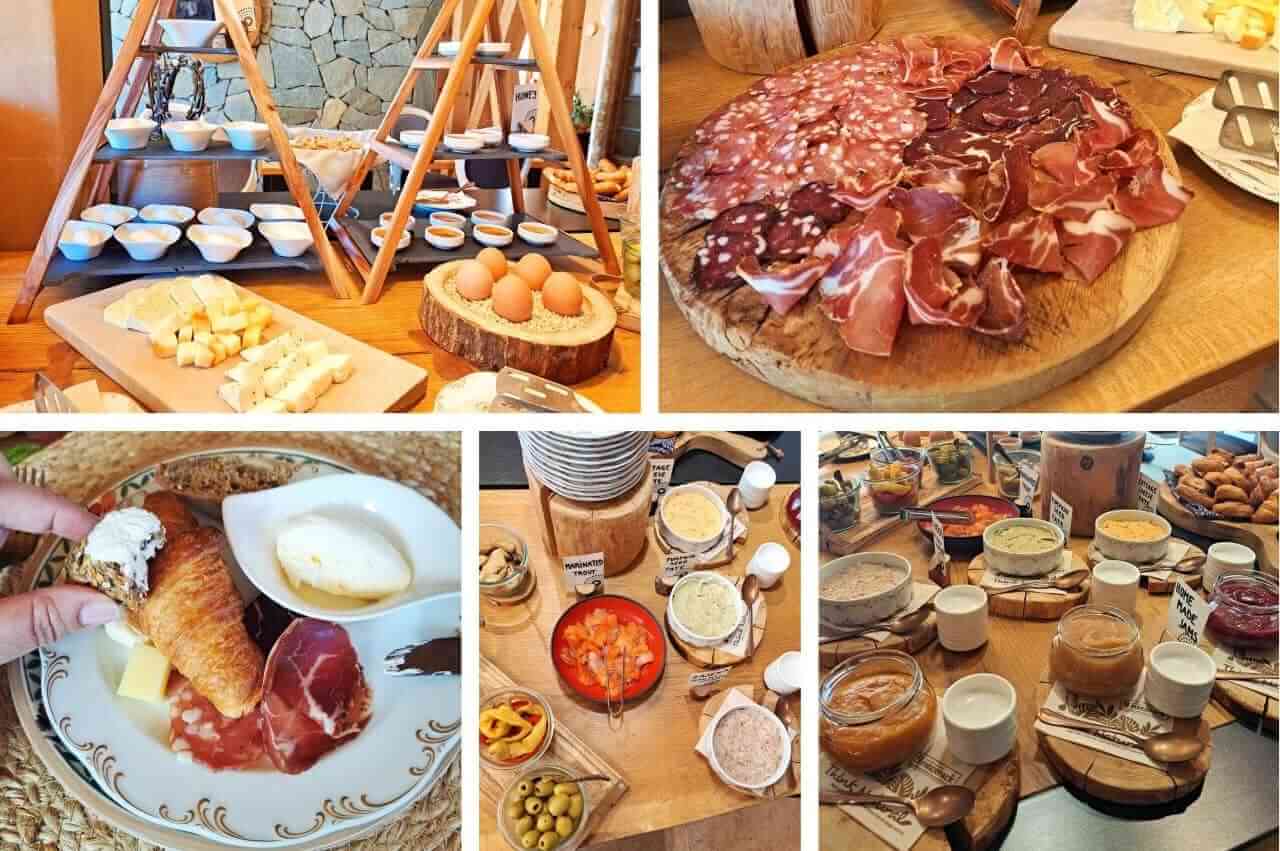 Breakfast at the Vila Planinka, Slovenia