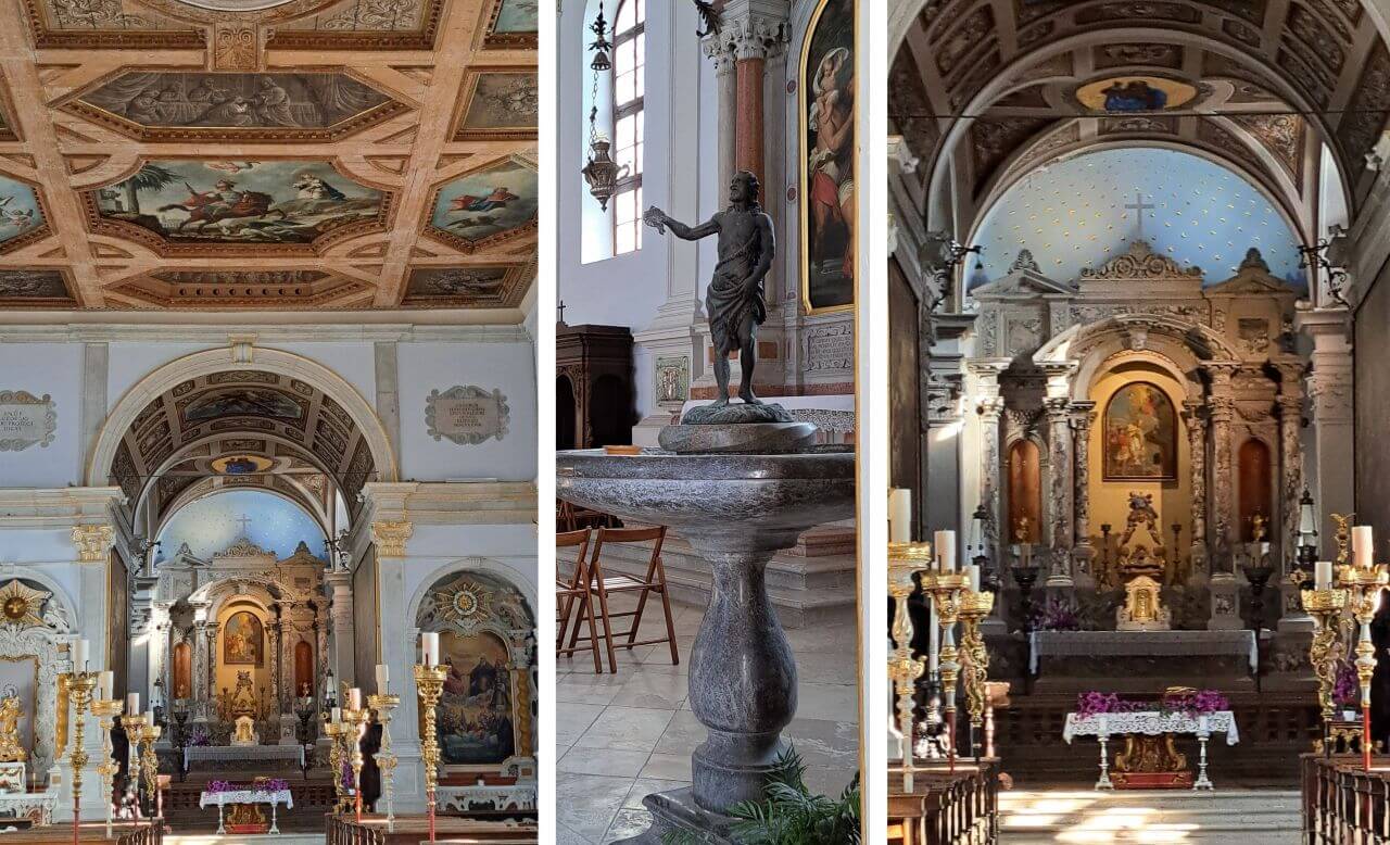 Inside the George's Church, Piran, Slovenia