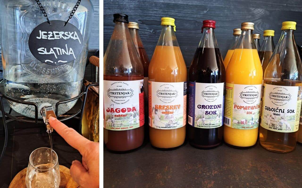 Jezerska slatina water and natural juices, Vila Planinka, Jezersko