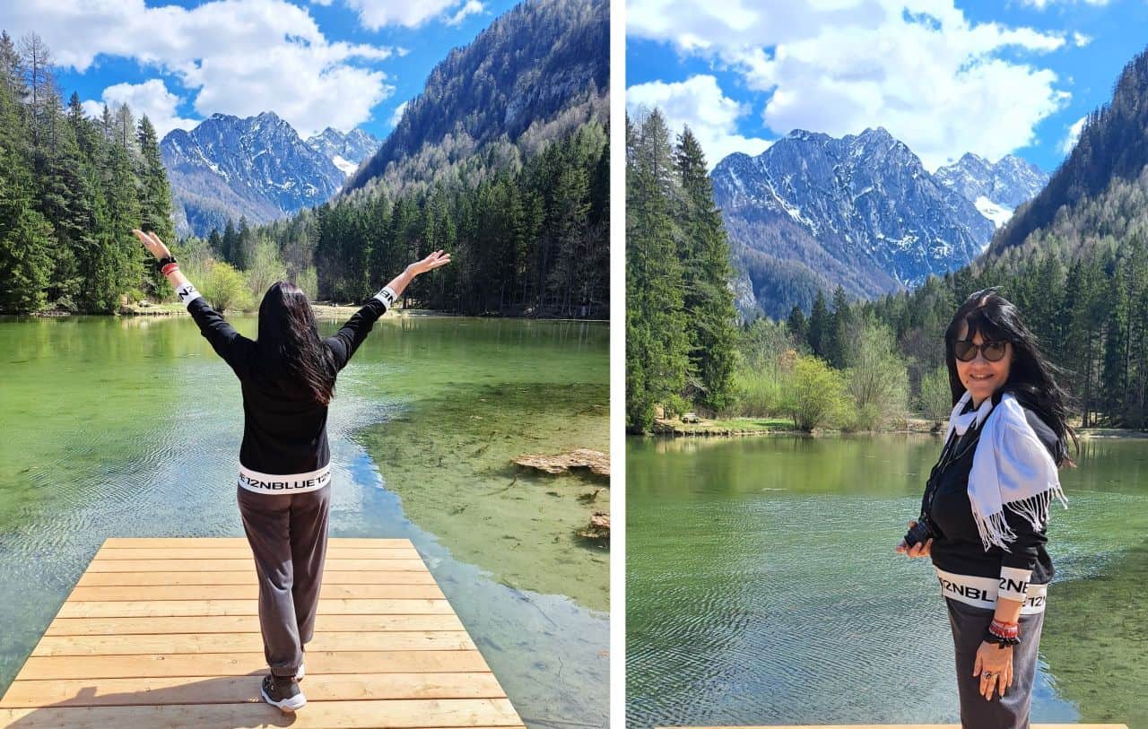 Planšar Lake in Jezersko