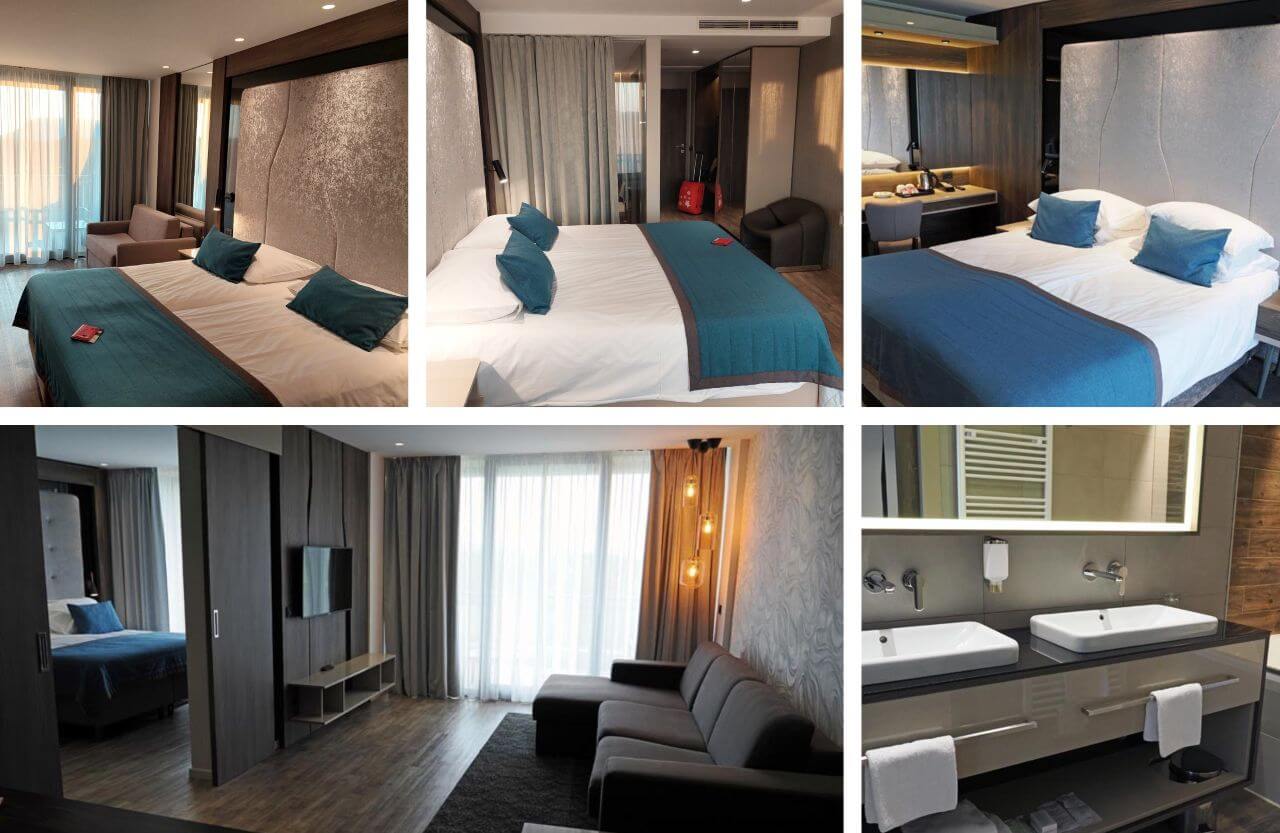 Rooms at the Hotel Jama, Postojna