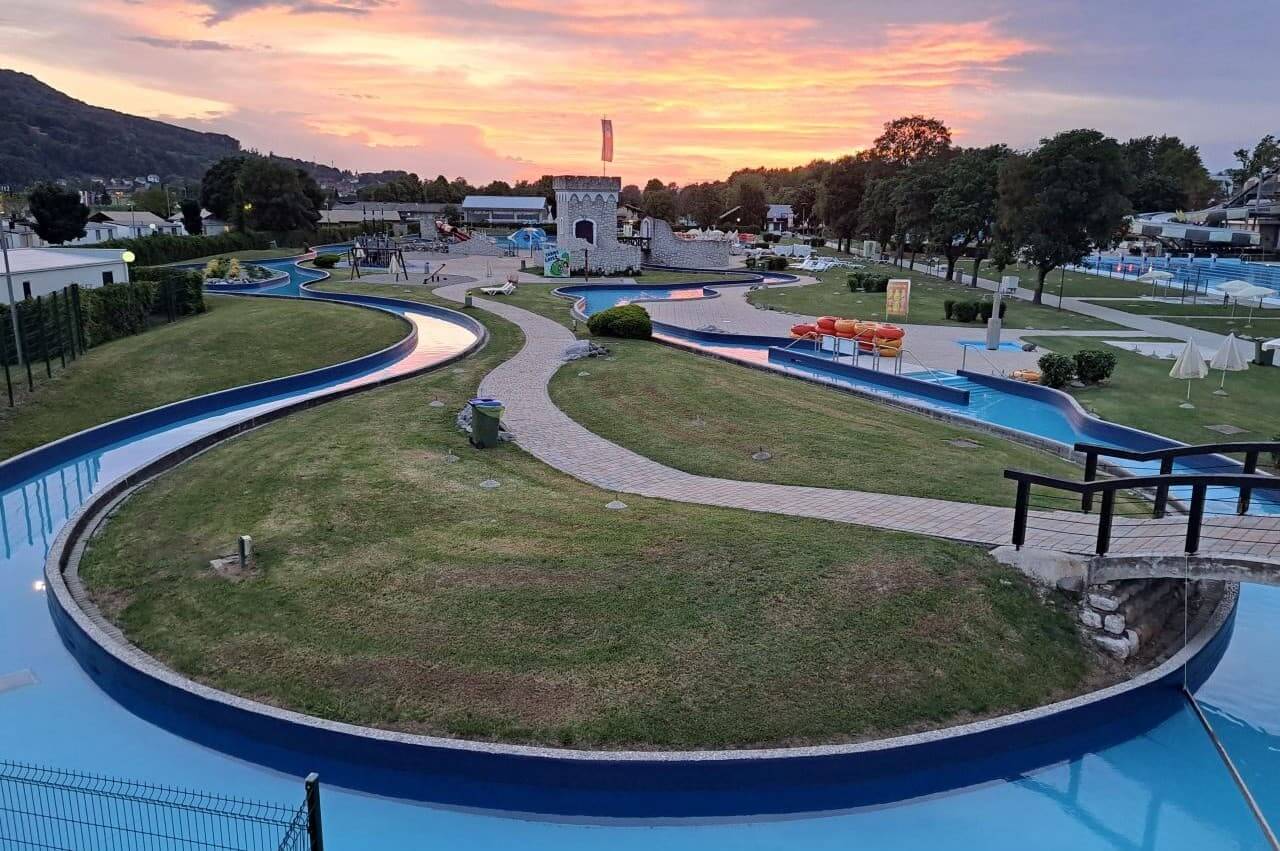 Sunset in Terme Čatež