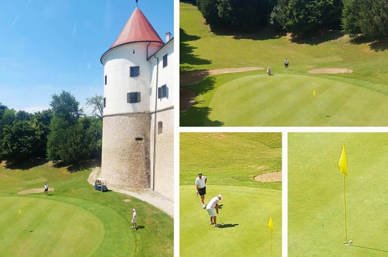 Golf time at the Mokrice Castle