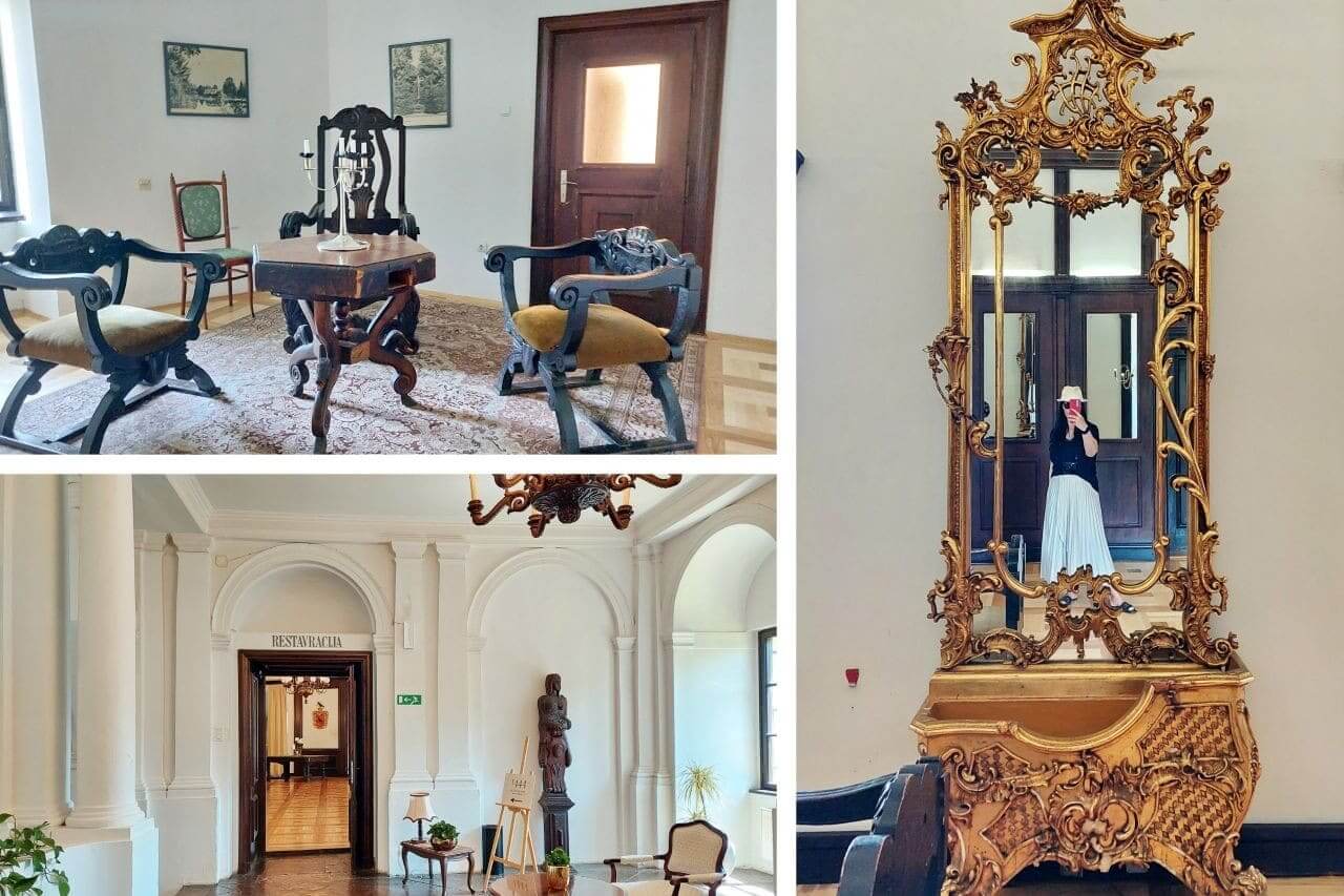 Inside the Mokrice Castle