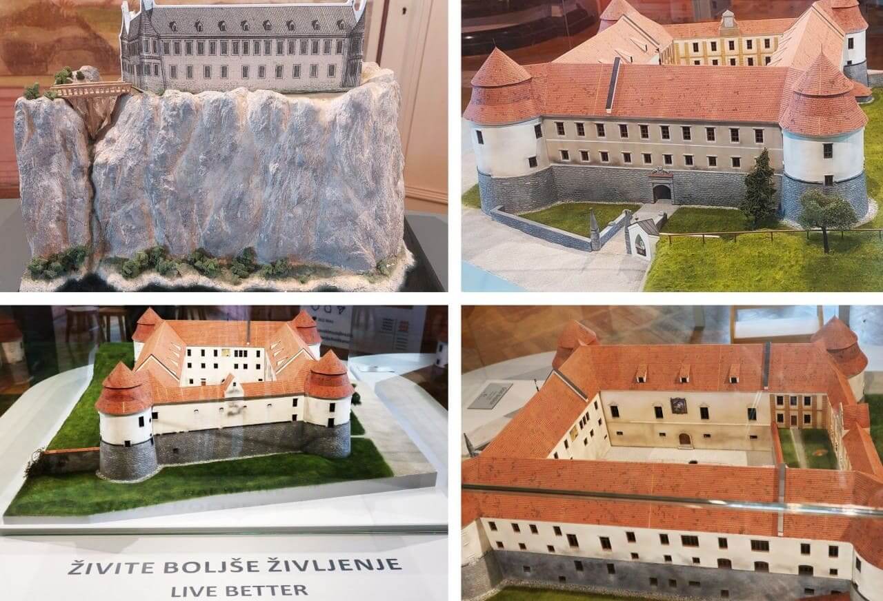 Model of Brežice Castle, the Posavje Museum