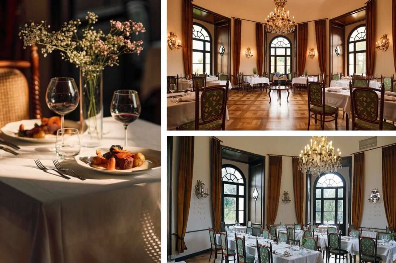 Restaurant 1444 at the Mokrice Castle, photo promo and Nikola Zoko