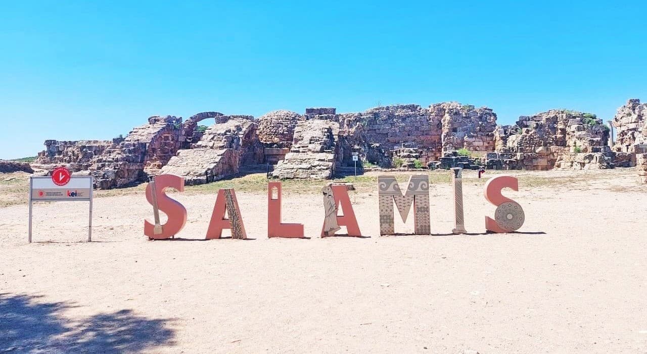 Cyprus, Entrance to the Salamis archaeological site