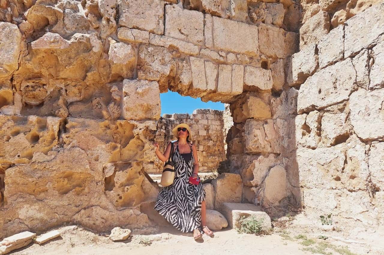 Ruins of the Salamis Bath complex, Cyprus