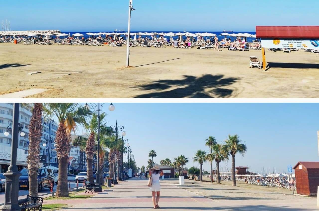 Cyprus, Larnaca, Finikoudes Beach