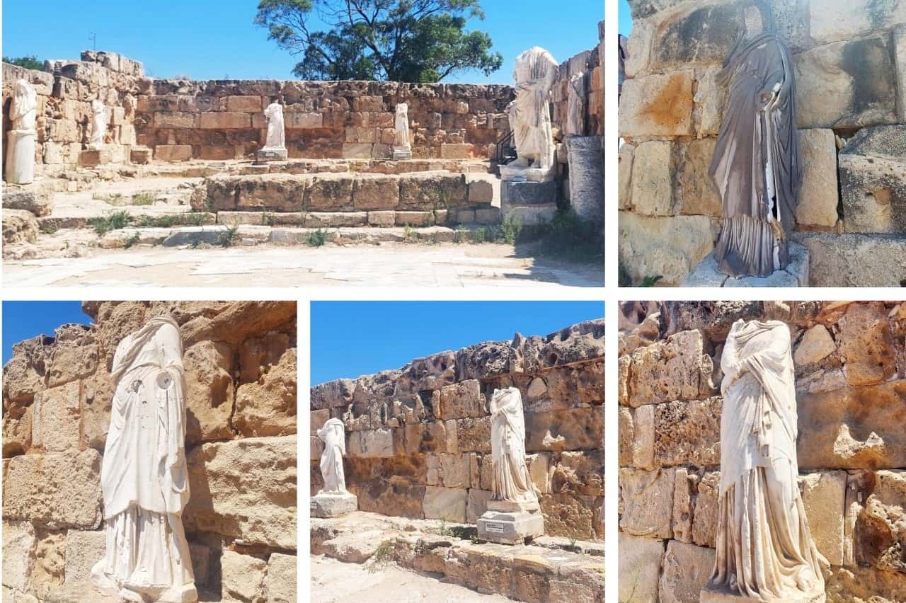 Cyprus, Statues at the Salamis site