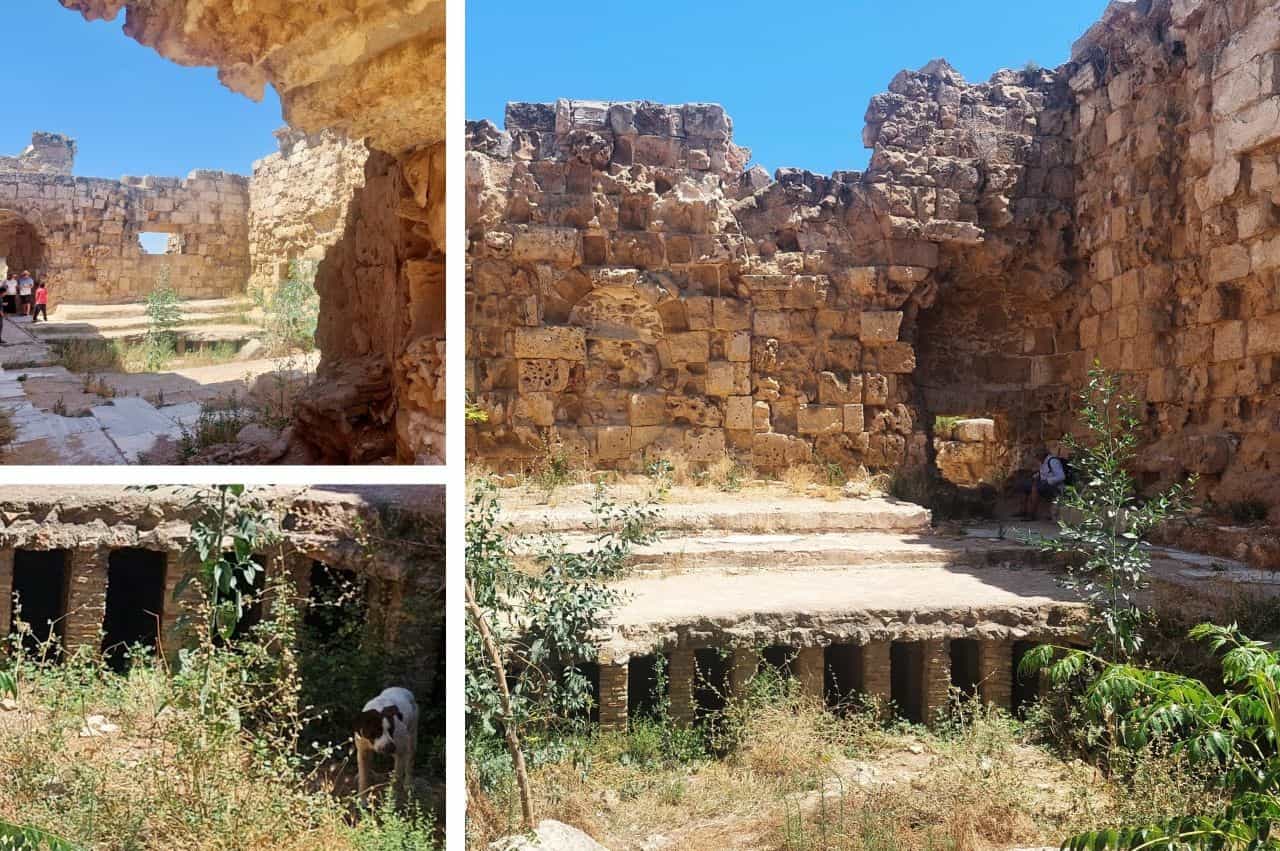 Cyprus, underfloor heating system of Salamis