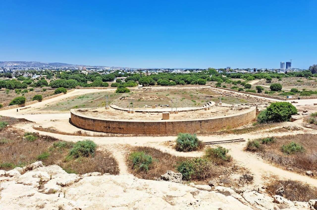 CY Kato Paphos Arch park, Agora and Odeon