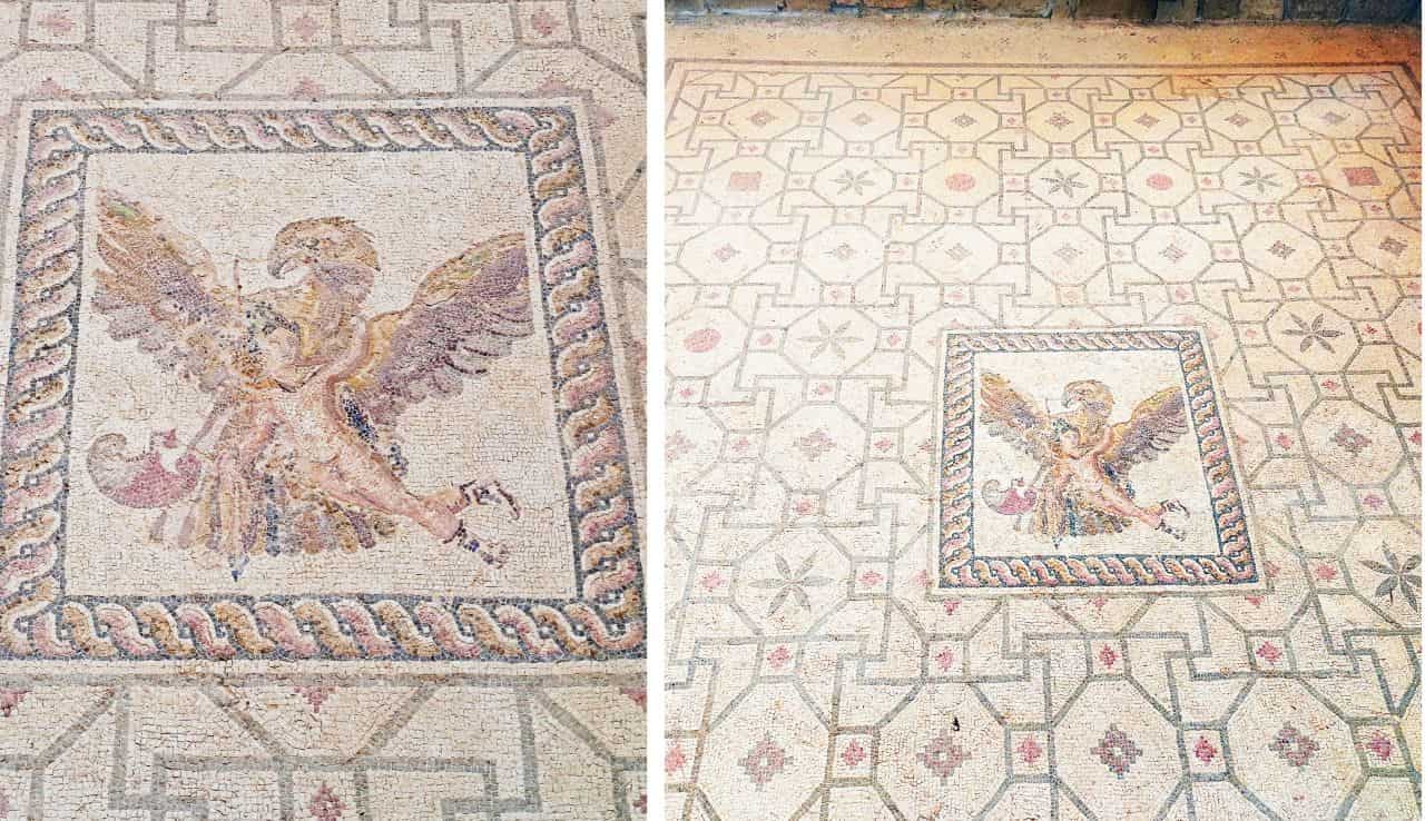 CY Paphos, House of Dionysos, The Rape of Ganymede Mosaic