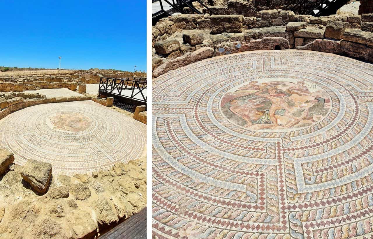 Cypros, Paphos Arch.park, Mosaic of Theseus